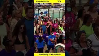 Embarkation Day on the Carnival Glory: Sail Away Party!!