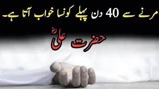 Maut Se 40 Din Pehle Kaun Sa Khwab Aata Hai | ਕਿਹੜਾ ਸੁਪਨਾ ਮੌਤ ਤੋਂ 40 ਦਿਨ ਪਹਿਲਾਂ ਆਉਂਦਾ ਹੈ Urdu/Hindi