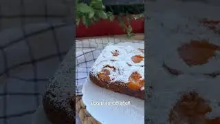 Быстрый пирог с абрикосами #short