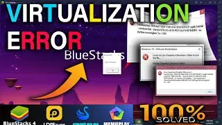 VIRTUALIZATION FAILED PROBLEM SOLVE ! BLUESTACKS 5 BETA. MEMU, LD, NOX PLAYER, VIRTUAL MACHINE ERROR