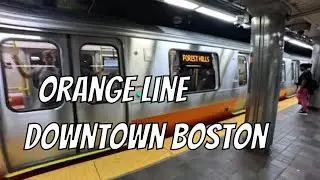 Orange Line MBTA - Downtown Crossing Boston, Massachusetts