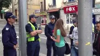 Протестите в София - 18.07.2013 - Полицията незаконно отказва достъп на журналисти от БНТ