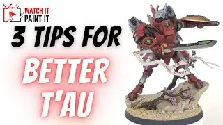 3 Tips for painting T'au | Commander Farsight