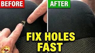 HOW To Repair a HOLE or RIP in Your Seating !!
