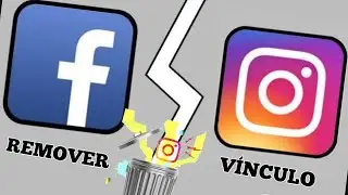 Como remover uma conta do Instagram vinculada ao Facebook.