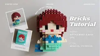 How to Build Ariel (The Little Mermaid) Building Blocks | Bricks Make a Wise Life w2601-26 Tutorial