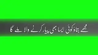 Ye ha Mohabbat Mery Hazoor Ki #SaqibRaza Green Screen Copyright Free #greenscreen