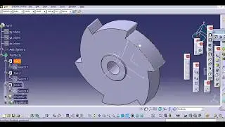 Design of gear tooth wheel in CATIA