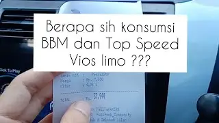 15. konsumsi bbm dan tes top speed di vios limo gen2 2012 Ex Blue Bird