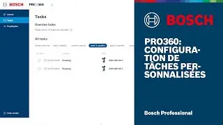 Configuration de tâches personnalisées