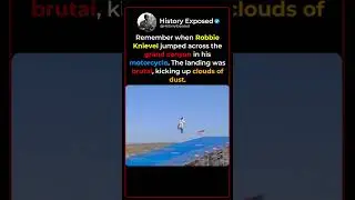 When Robbie Knievel Jumped The Grand Canyon in 1999 🏍️💨