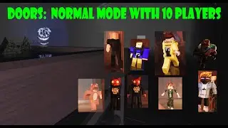 DOORS 10 Player No Modifier Normal Round - Full Walkthrough (4K RTX ON)
