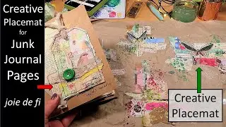CREATIVE PLACEMAT for Junk Journal PAGES ⭐ New Idea Using Basic Supplies ✅