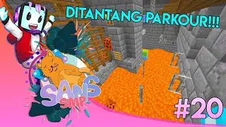 KITA DITANTANG PARKOUR sama MEMBER SANS SMP INI!!! - Minecraft Indonesia Sans SMP Episode 20