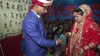 Rural wedding moment ll Girl Intry ll Girl intry in wedding ll Mala Pheri ll Monika Weds Shankar.
