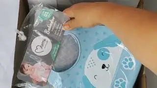 Box presente para Chá de Bebê Azul Enxoval do bebê