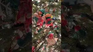 Christmas Tree 🎄 #christmas #lighttheworld #elf #light #snowman #snow #ornaments #city #december
