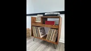 DIY Record Player Station Build in 60 seconds! ~ WARPED to Beautiful