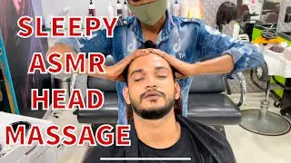 Sleepy ASMR Head Massage By Indian Barber (Saurabh)