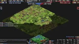 Batalla final contra Organ Guns Age of Empires 2