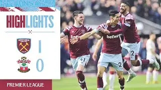 West Ham 1-0 Southampton | Aguerd's First Hammers Goal Secures Vital Win | Premier League Highlights