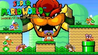 Super Mario World: Bowser's Kaizo Conspiracy (Demo) (2021) / Complete Playthrough / SMW ROM Hack