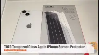 TOZO Tempered Glass Apple iPhone Screen Protector