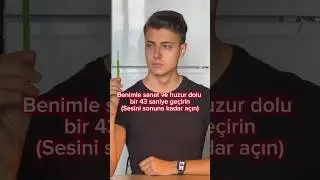Sesini açıp sonuna kadar izleyin! Nasıl olmuş yorumlarınızı bekliyorum.😊 