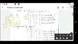 2.10_cryptography: irreducible polynomial,GCD and multiplicative inverse of 2 polynomials