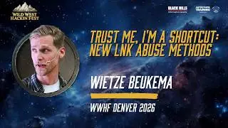 Trust Me, I'm a Shortcut: New LNK Abuse Methods | Wietze Beukema
