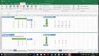 Excel 2016 Multiple Operators (BODMAS)