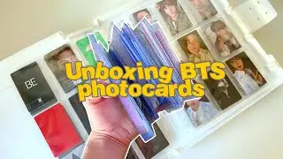 UNBOXING BTS PHOTOCARDS ASMR #5