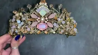 Lovely crown tiara diadem hair accessories