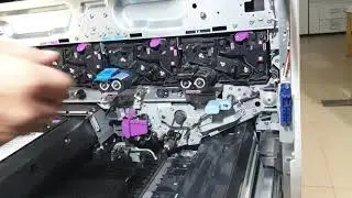REMOVE PCU " DRUM UNIT" RICOH 6502 8002