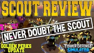 NEW Golden Scout Review (Golden Perks Update - TDS)
