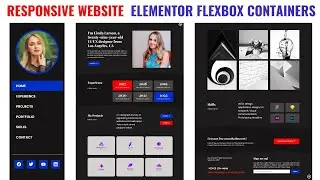 Complete Responsive PORTFOLIO WEBSITE using ELEMENTOR | Wordpress Elementor Tutorial 2024 🔥🔥🔥
