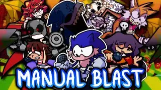 Manual Blast but Every Turn a Different Character Sings 🎶⚡ (FNF V.S Sonic.exe Everyone Sings It)