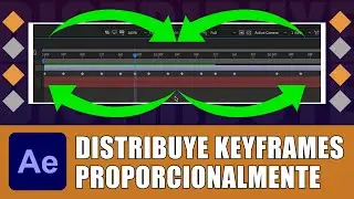 DISTRIBUYE proporcionalmente los keyframes de una animación con un sólo paso en After effects