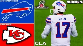 Bills vs. Chiefs Simulation | AFC Championship | NFL Playoffs | Madden 25 PS5 CPU vs. CPU