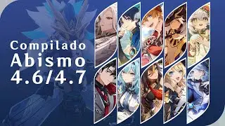 Abismo 12 da 4.6 & 4.7 - Vários Times vs Triple Kenki | Genshin Impact Spiral Abyss Gameplay