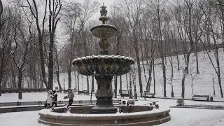 Новый фонтан в парке Владимирская Горка в Киеве. Копия исторического фонтана Термен.