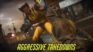 Wolverine Mod + Aggressive Takedowns (Batman: Arkham Knight)