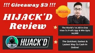 HIJACK'D Review and Demo | 💡$12,500 Bonus💡 | 🤑$3 Giveaway  | Don't get it without seeing this video!