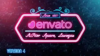 After Effects Template | Neon Lights Badges