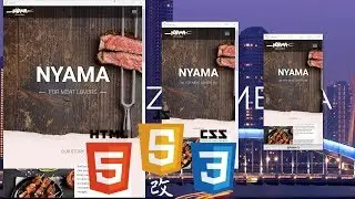 Build A Custom Responsive Restaurant Website HTML, CSS PART 1
