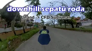 Downhill tipis tipis dari gerbang Unand