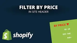 Filter By Price in Site Header with NO CODING