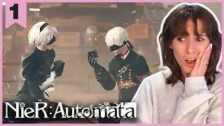 BLIND PLAYTHROUGH!! | mij plays Nier Automata Part 1