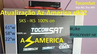 Atualização Az-America s922 em TocomSat Duo HD v02.059 (04/11/20)