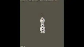 [BLENDER] Animation Study: Olaf 
